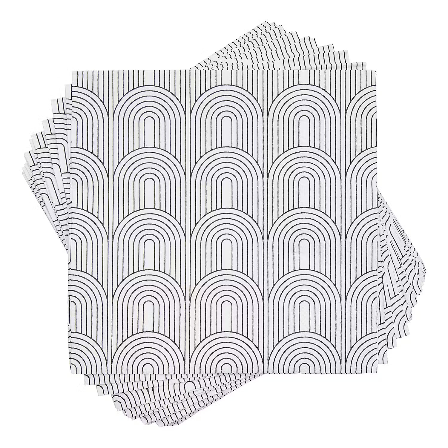 Papierserviette  APRÈS 6er-Set - Papier - Weiß - 20 Stück