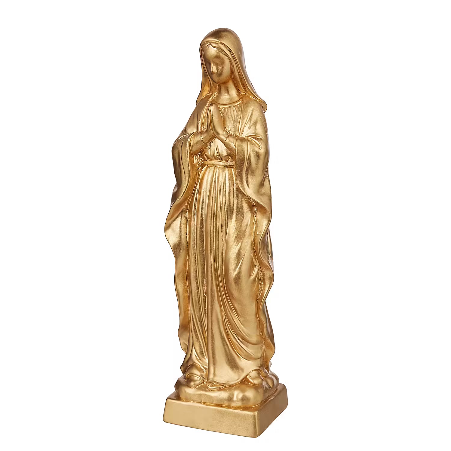 MADONNA Deko-Statue 4er-Set - Polyresin - Gold
