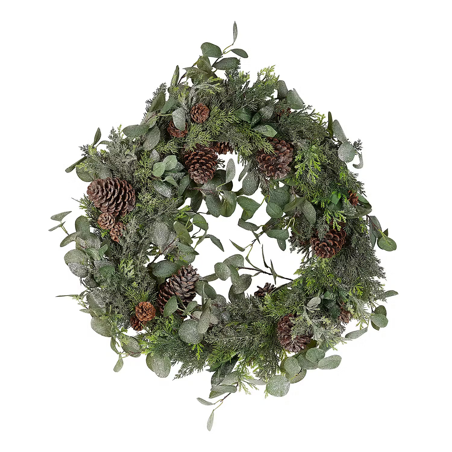 FLORISTA Kranz Eukalyptus 2er-Set - Polyamid - Grün
