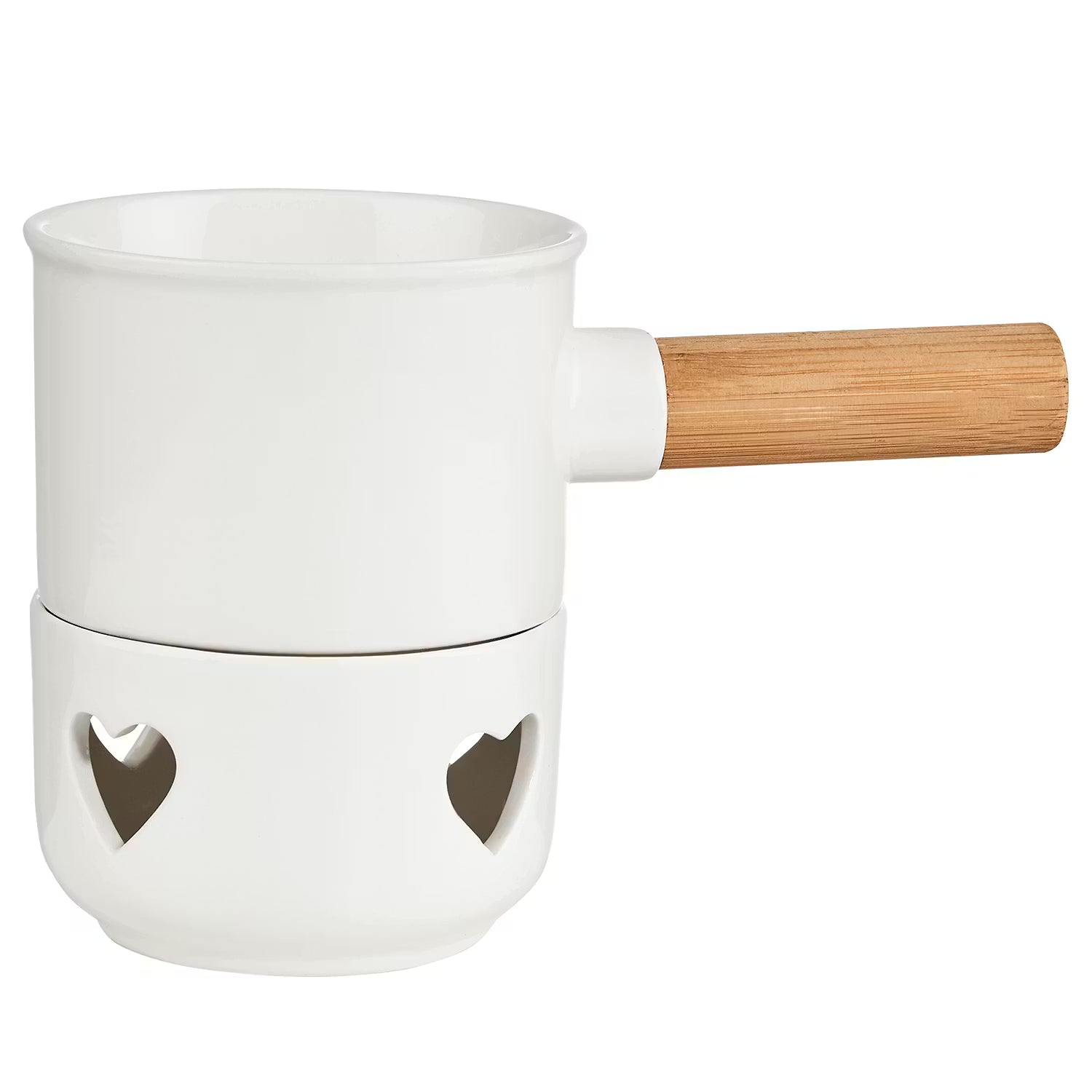 HOT CHOC Mini-Schokofondue Herz 4er-Set