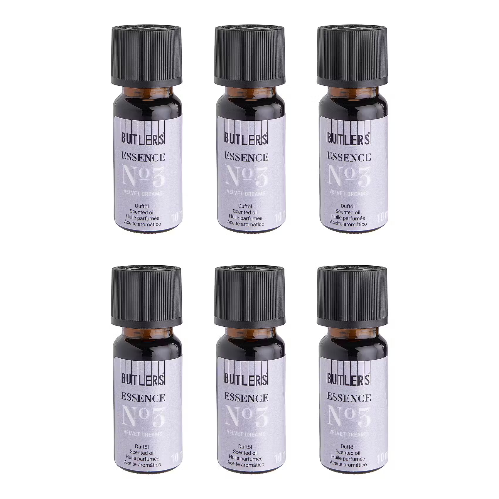 ESSENCE Duftöl Velvet Dreams 6er-Set - Glas / Kunststoff / Raumduft - Braun