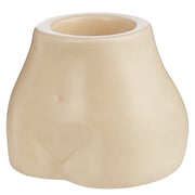 BOODY Teelichthalter 6er-Set - Steingut - Beige