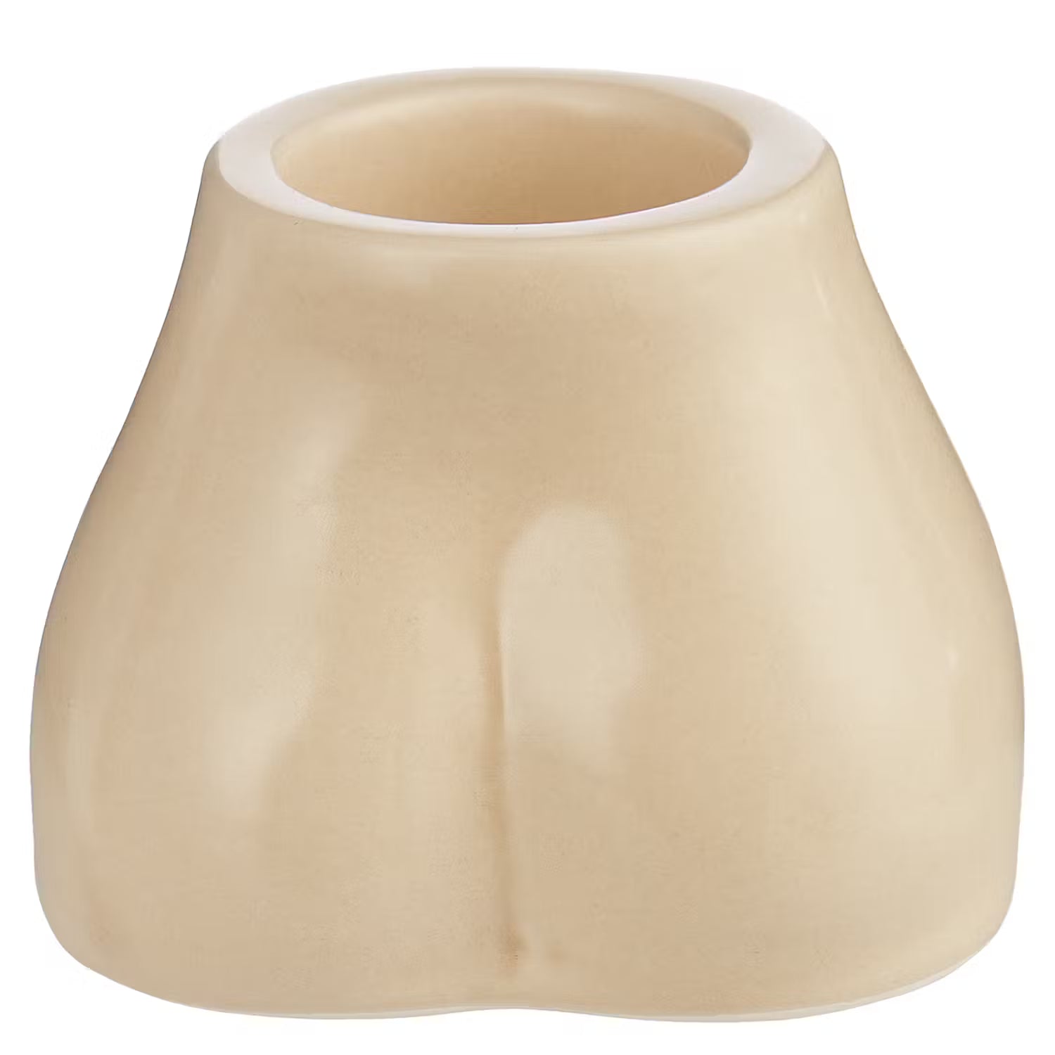 BOODY Teelichthalter 6er-Set - Steingut - Beige