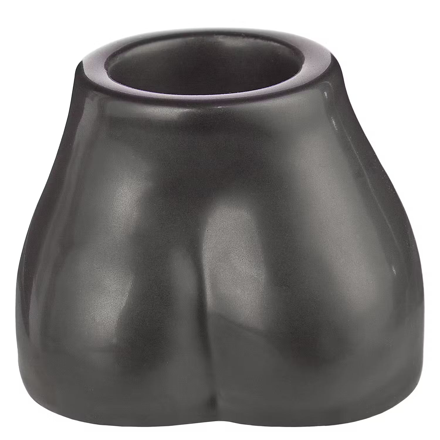 BOODY Teelichthalter 6er-Set - Steingut - Schwarz