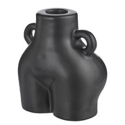 BOODY Stabkerzenhalter 6er-Set - Steingut - Schwarz