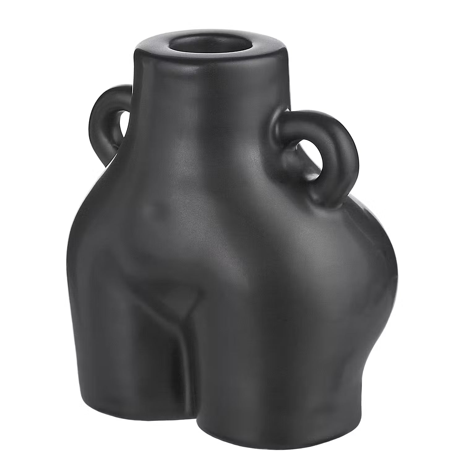 BOODY Stabkerzenhalter 6er-Set - Steingut - Schwarz