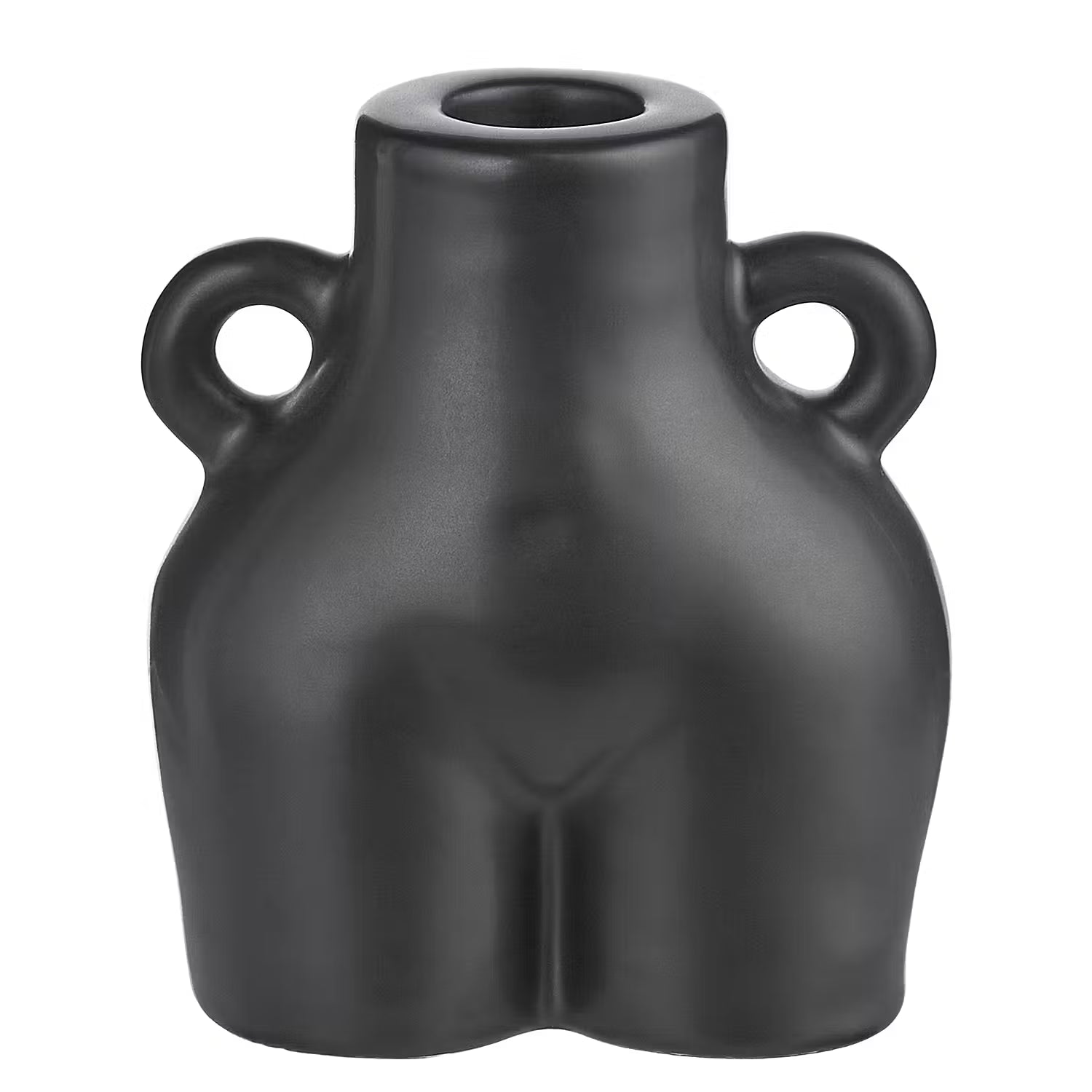 BOODY Stabkerzenhalter 6er-Set - Steingut - Schwarz