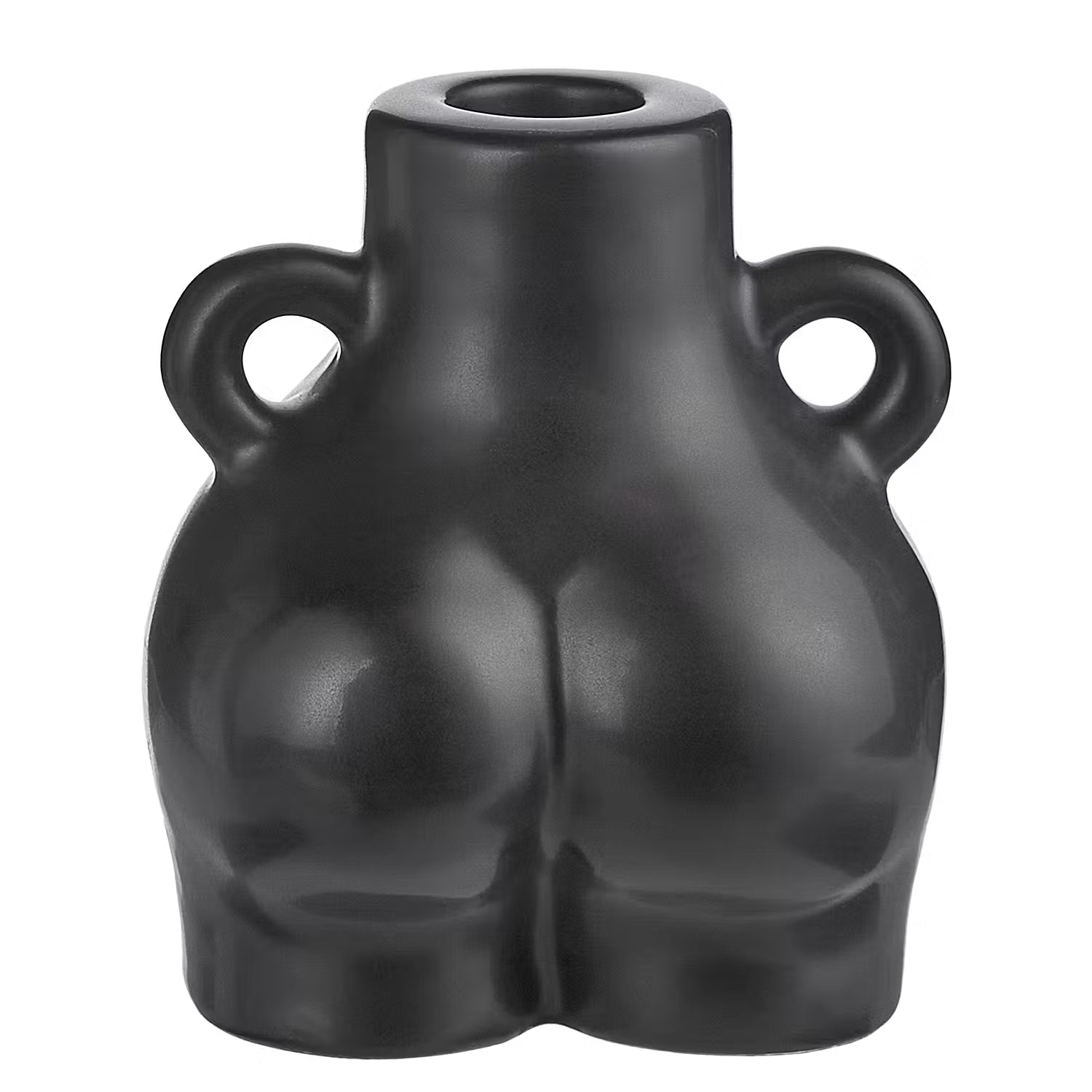 BOODY Stabkerzenhalter 6er-Set - Steingut - Schwarz