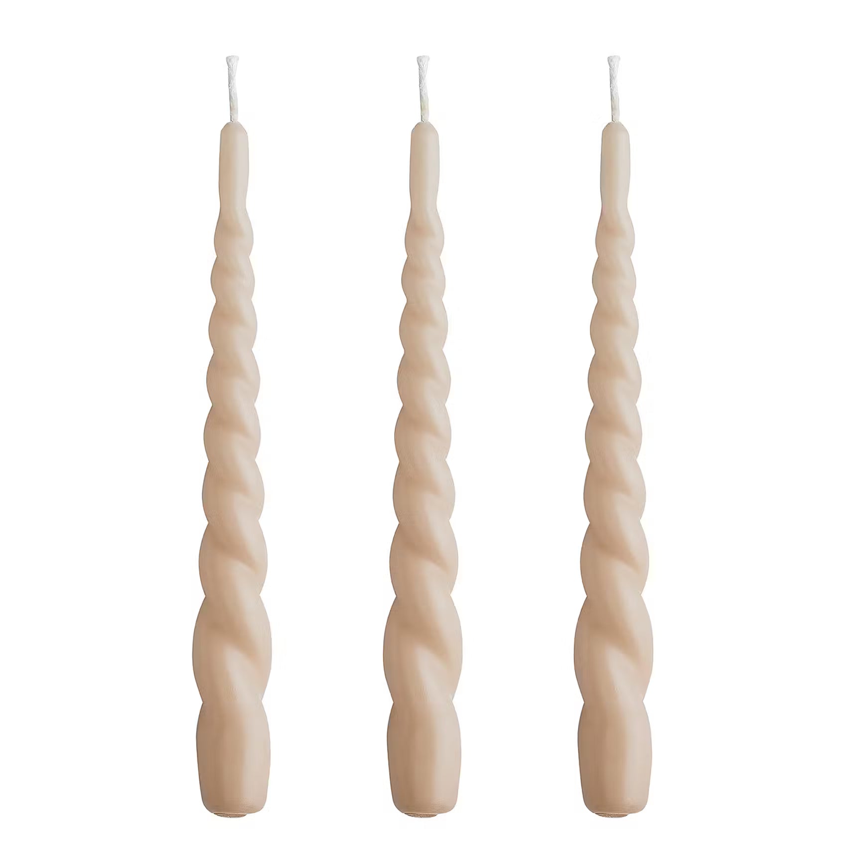 TWISTED Kerze 10er-Set - Wachs