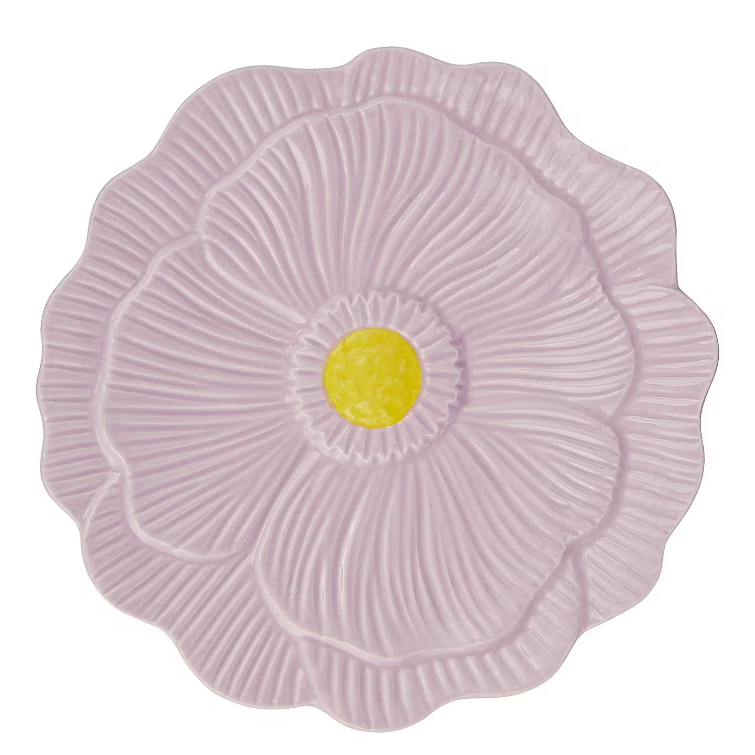 POPPY Blumenteller 4er-Set - Dolomit - Lila
