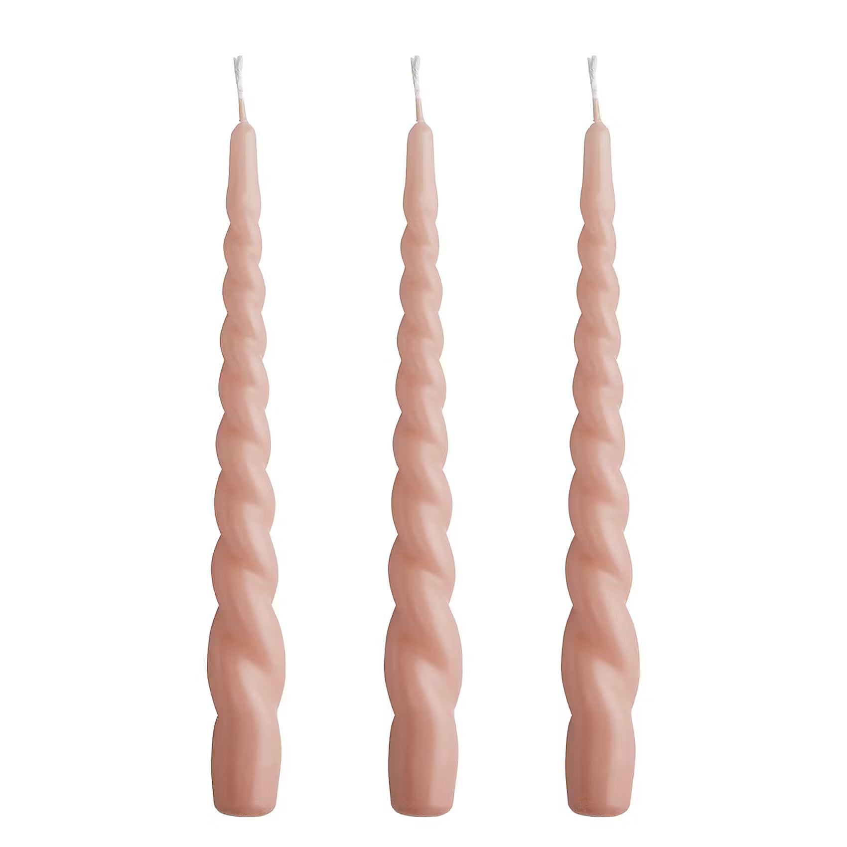 TWISTED Kerze 10er-Set - Wachs