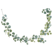 FLORISTA Girlande Eukalyptus 12er-Set - Eisen / Polyester PVC - Hellgrün