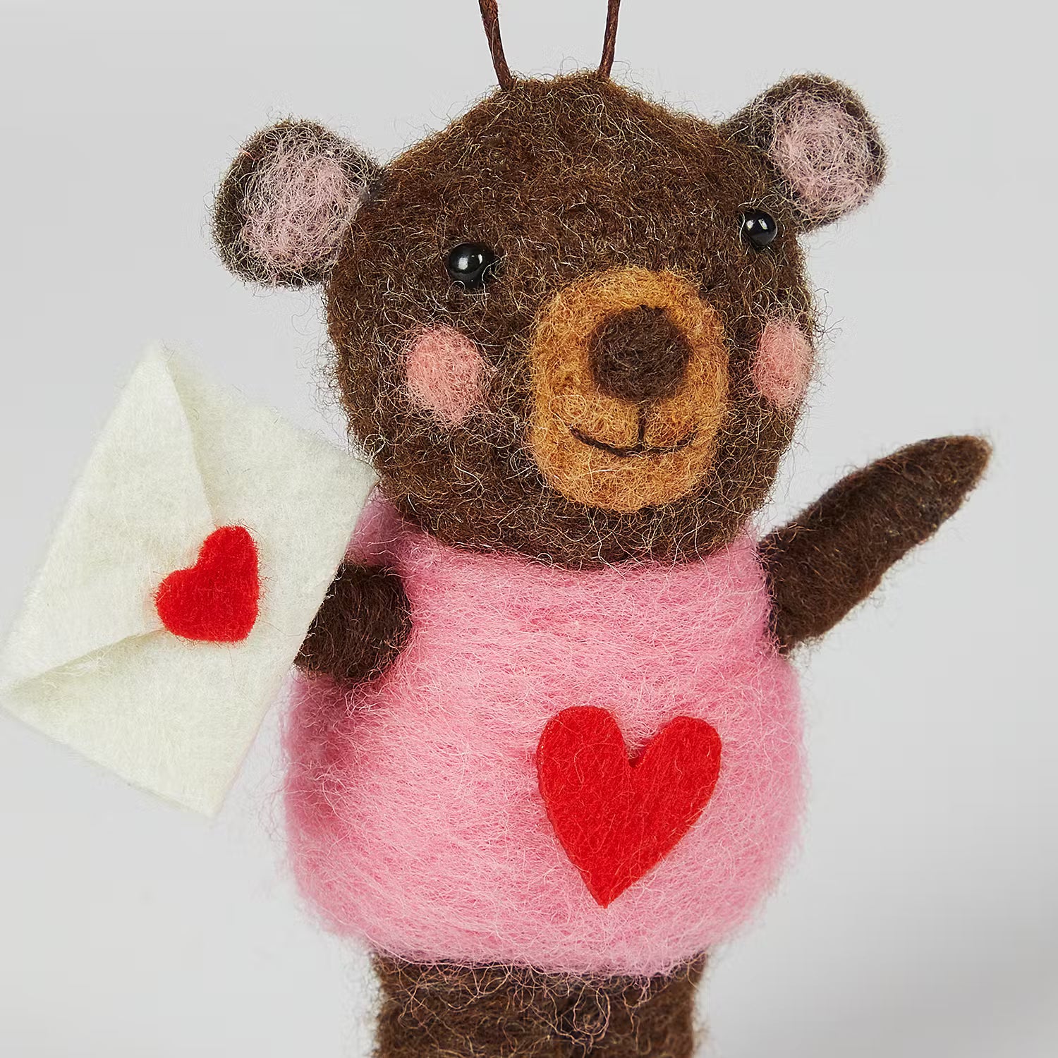 Bärchen FUNKY FRIENDS 6er-Set - Filz - Braun