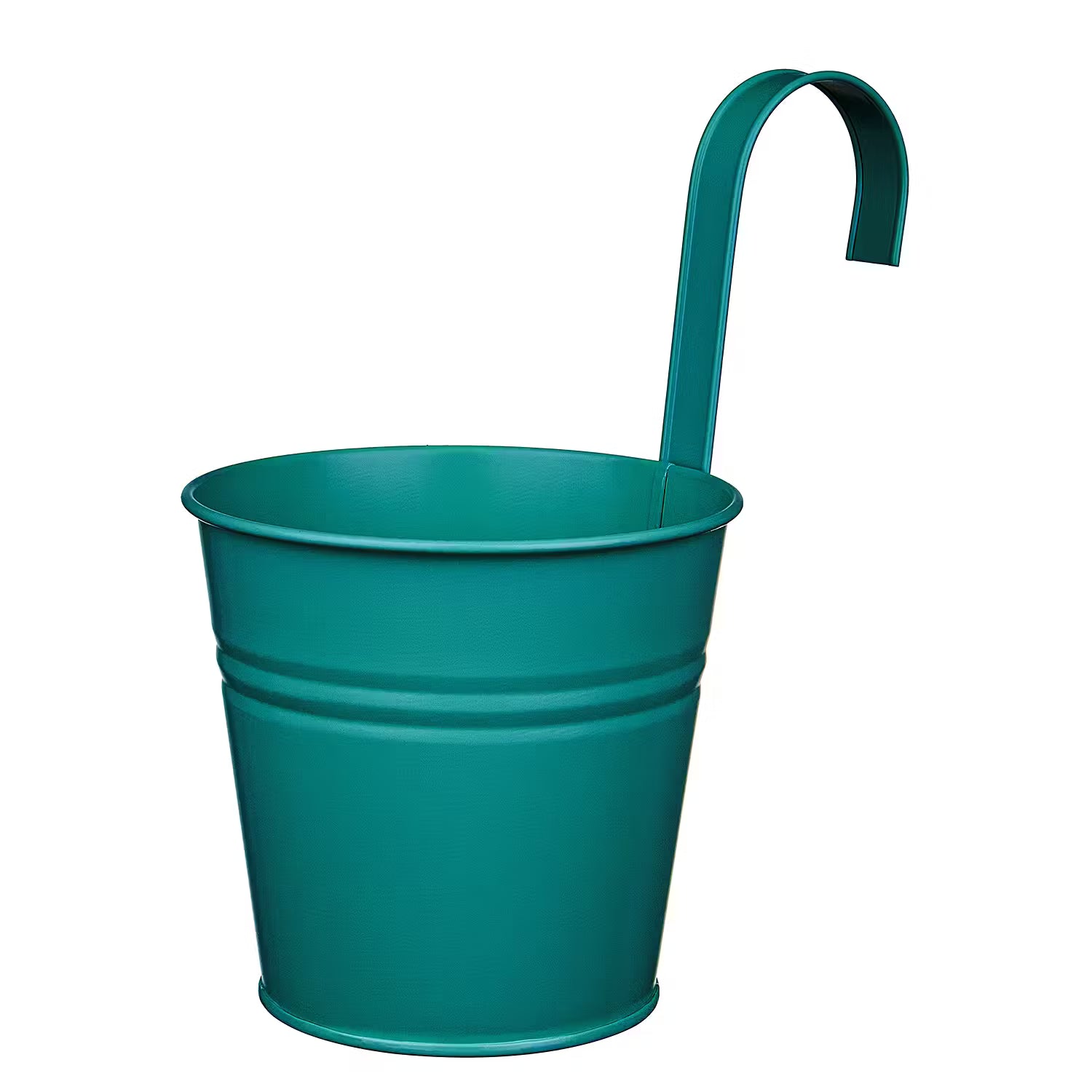 ZINC Hängetopf 6er-Set - Türkis - 16 x 15 x 16 cm