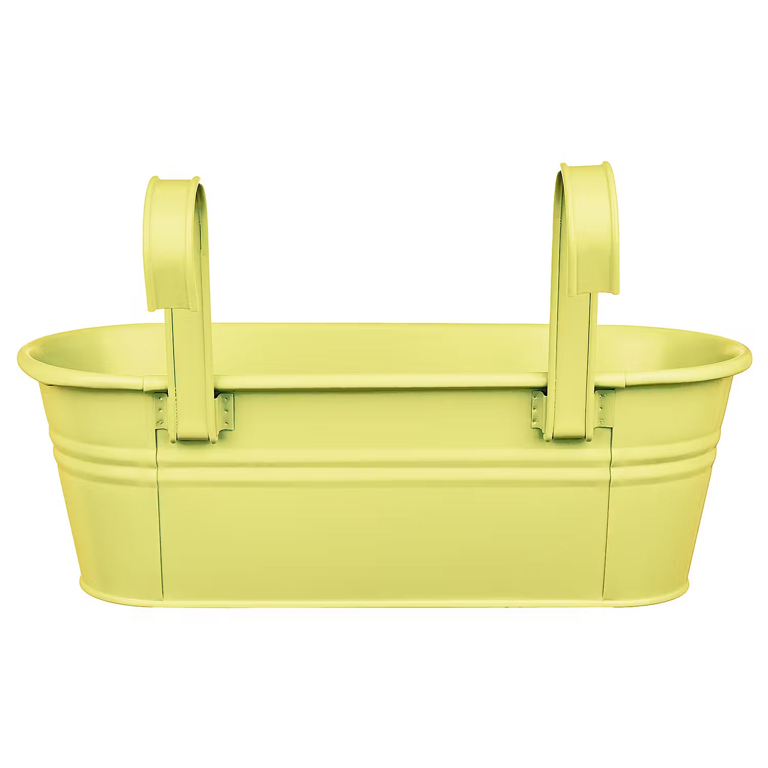 ZINC Hängekasten 4er-Set - Gelb - 50 x 15 x 20 cm