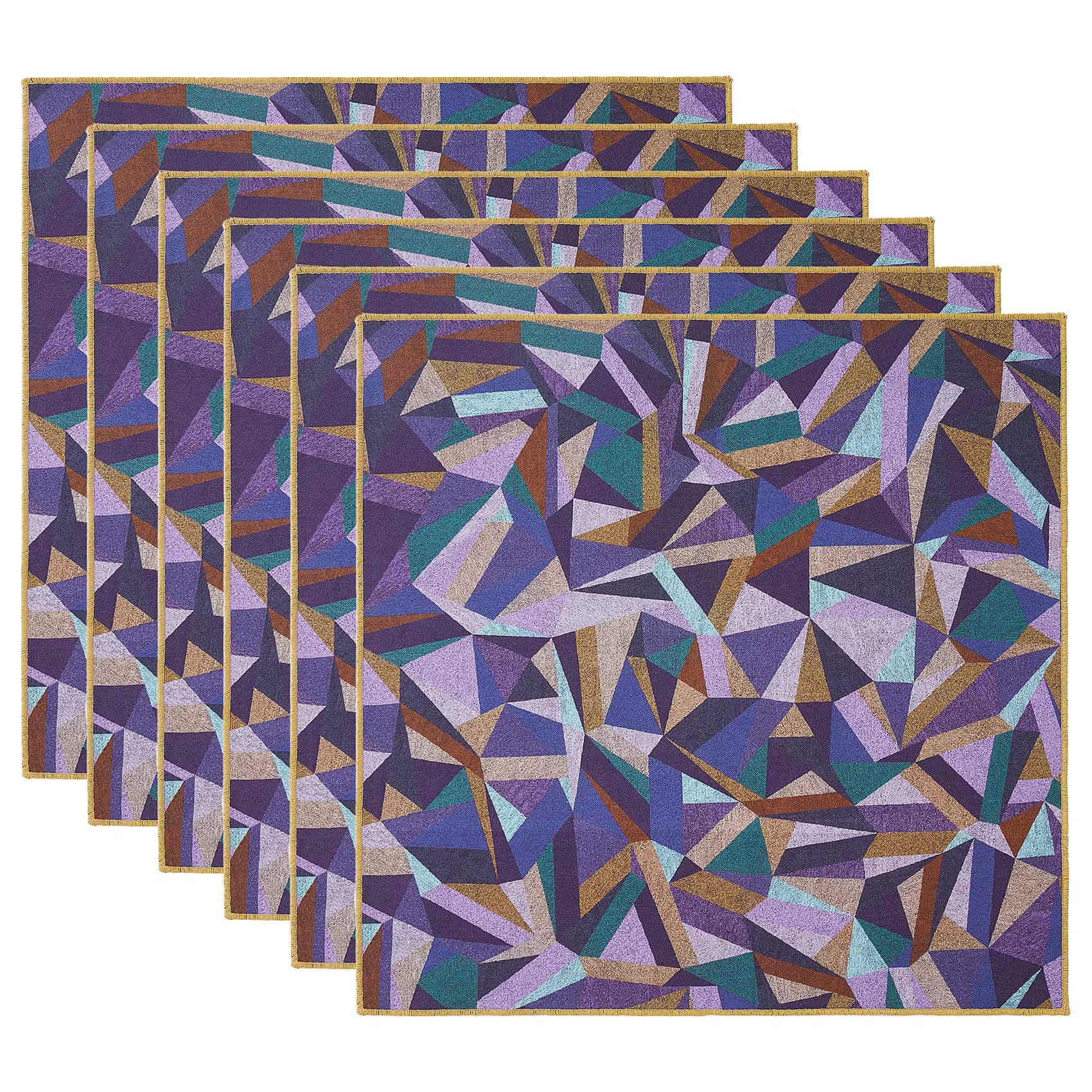 KALEIDOSCOPE Serviette 6er-Set - Baumwolle - Bunt