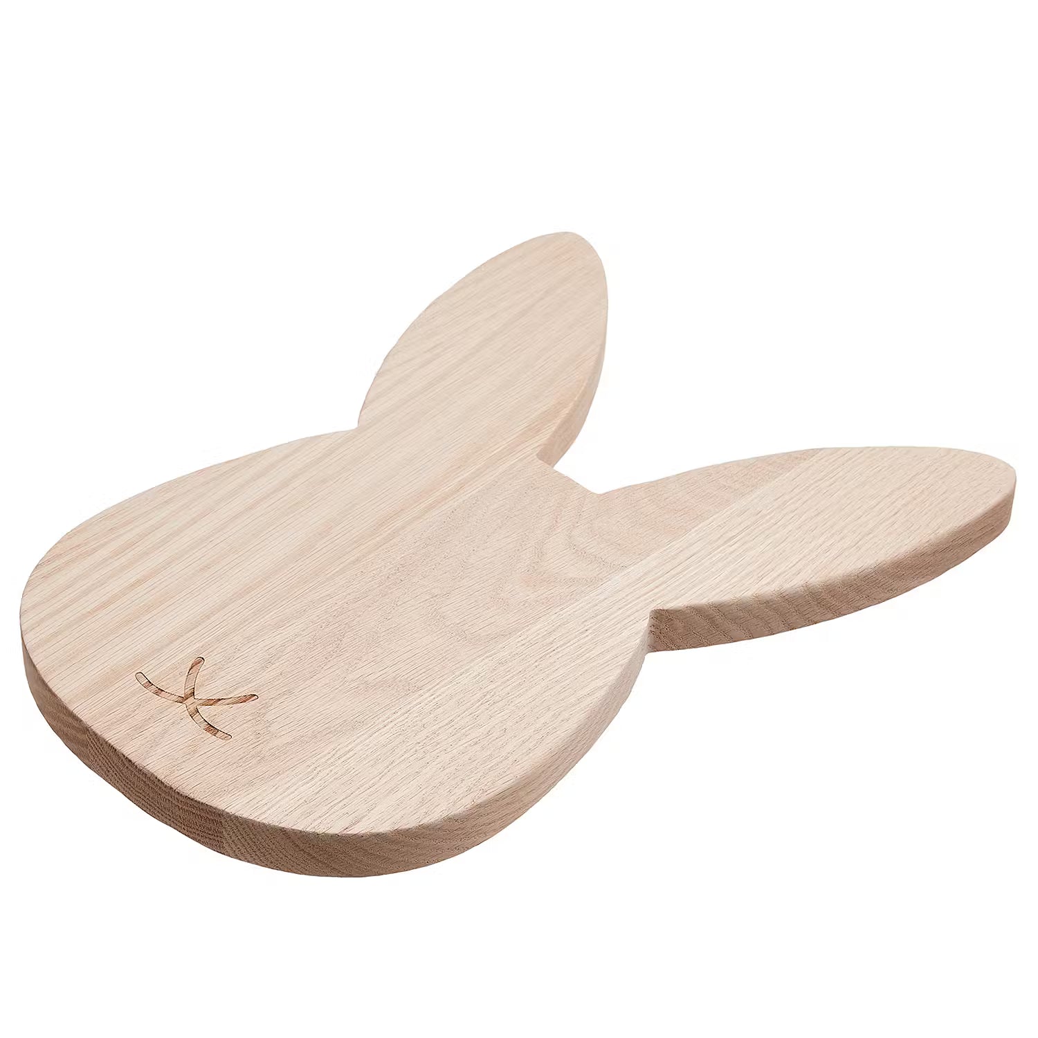 OAK KITCHEN Hase Schneidebrett - Braun - Eiche - 23 x 2 x 32 cm