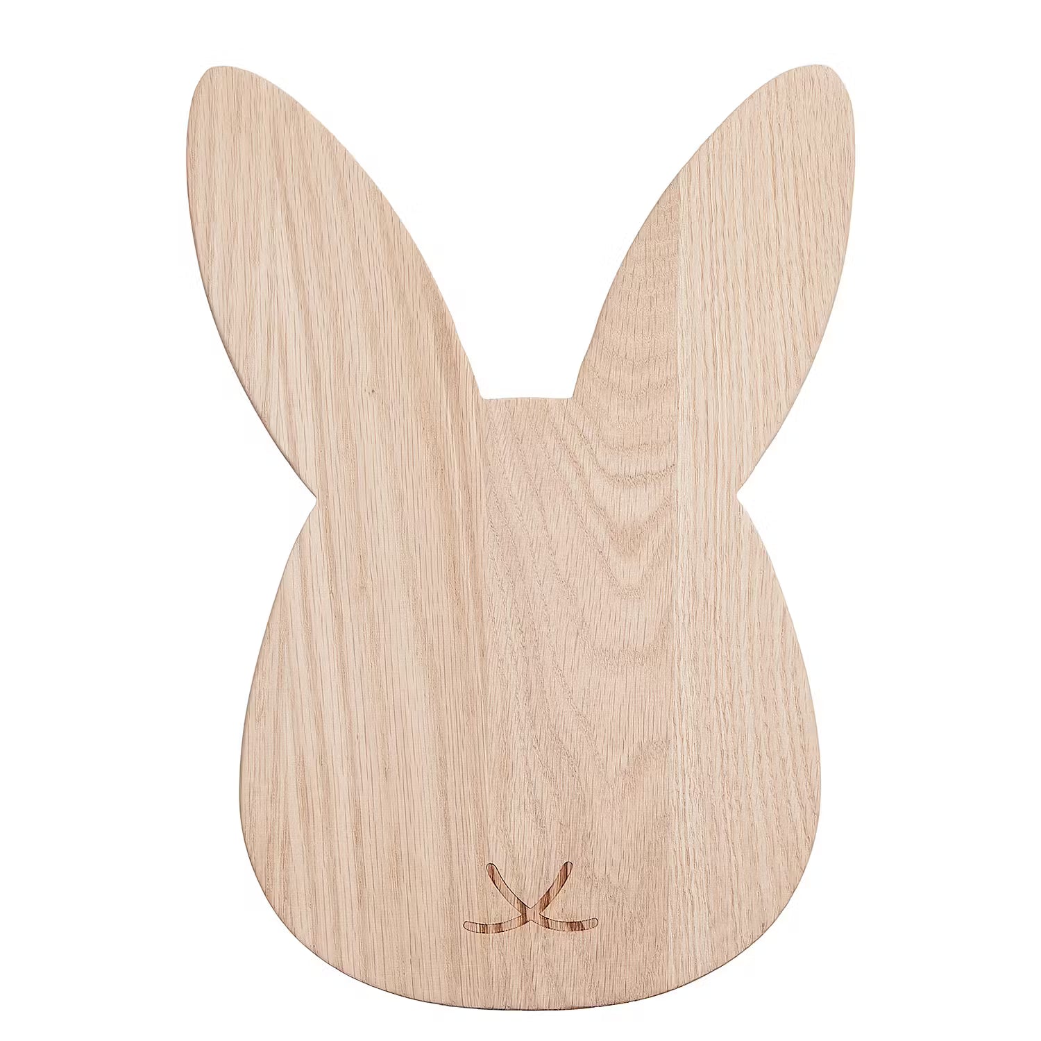 OAK KITCHEN Hase Schneidebrett - Braun - Eiche - 23 x 2 x 32 cm