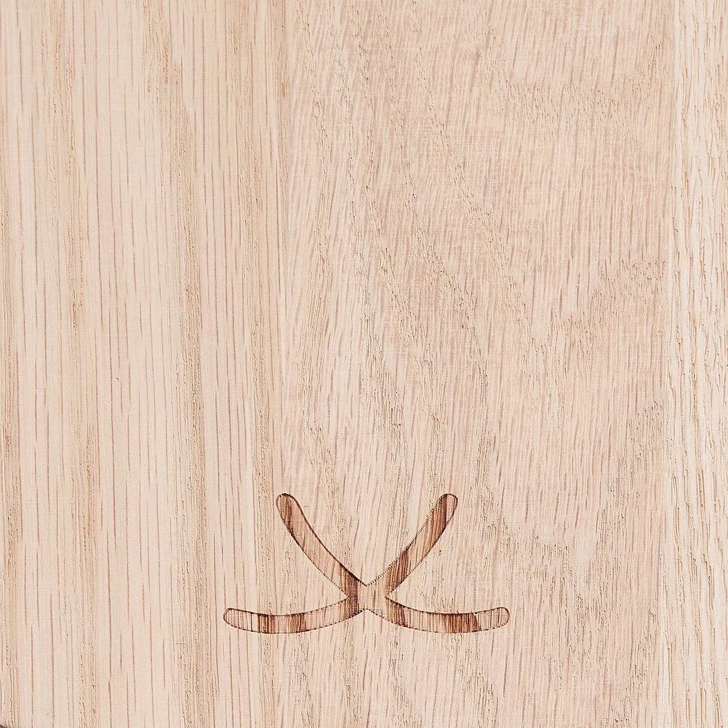 OAK KITCHEN Hase Schneidebrett - Braun - Eiche - 23 x 2 x 32 cm