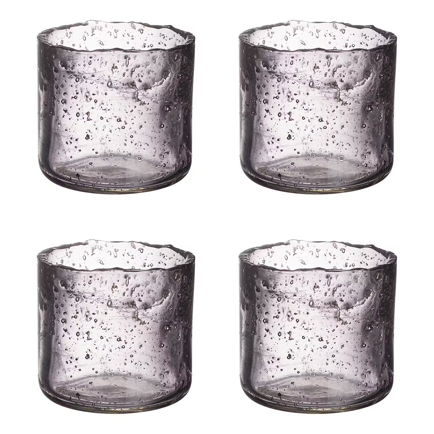 RAW Teelichthalter 4er-Set - Glas