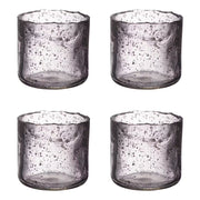 RAW Teelichthalter 4er-Set - Glas