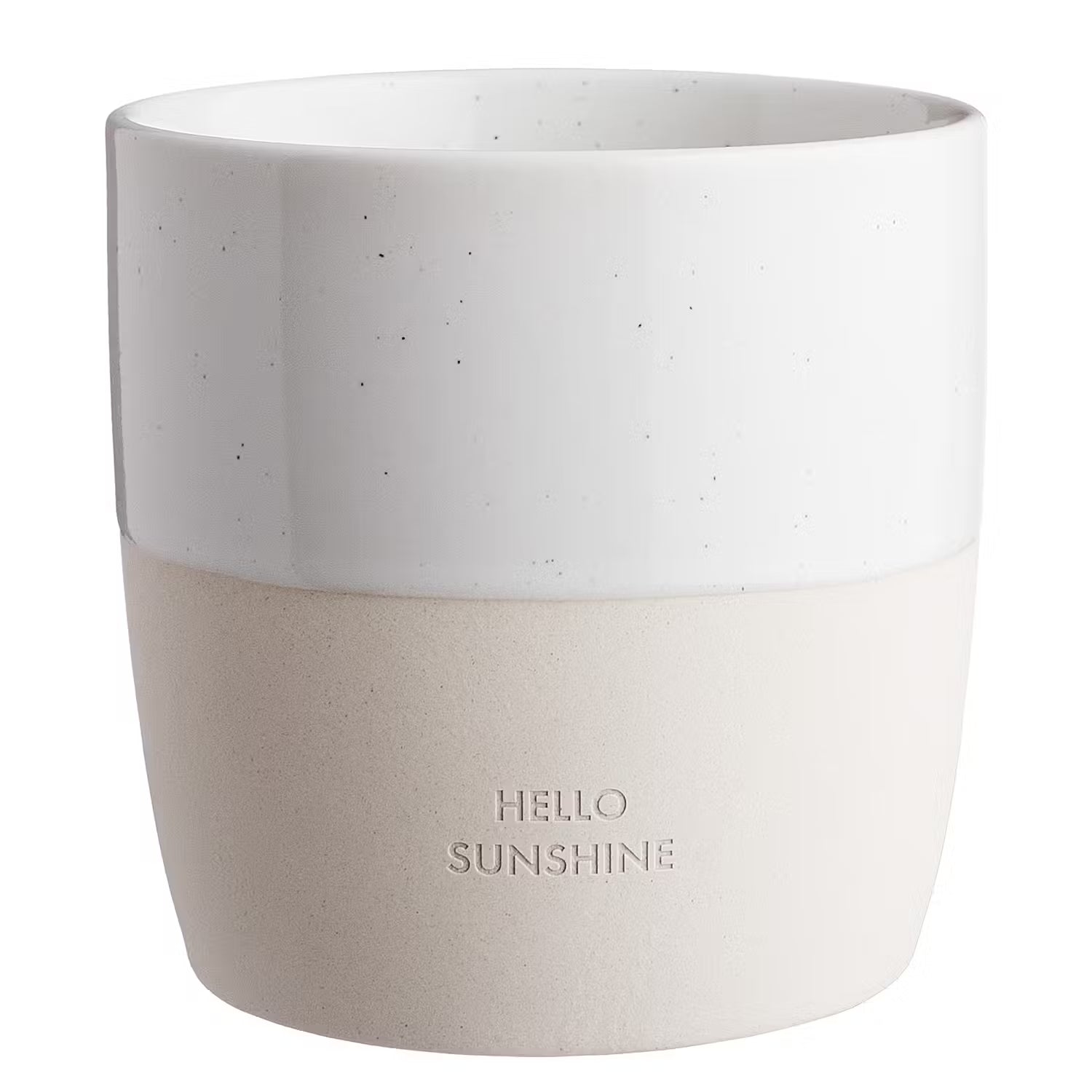 ME TIME Tasse Sunshine 6er-Set - Steinzeug - Weiß