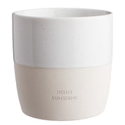 ME TIME Tasse Sunshine 6er-Set - Steinzeug - Weiß
