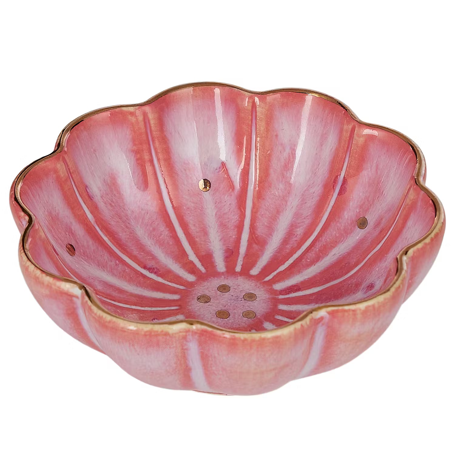 CHARMING Deko-Schale 12er-Set - Steingut - Rosa