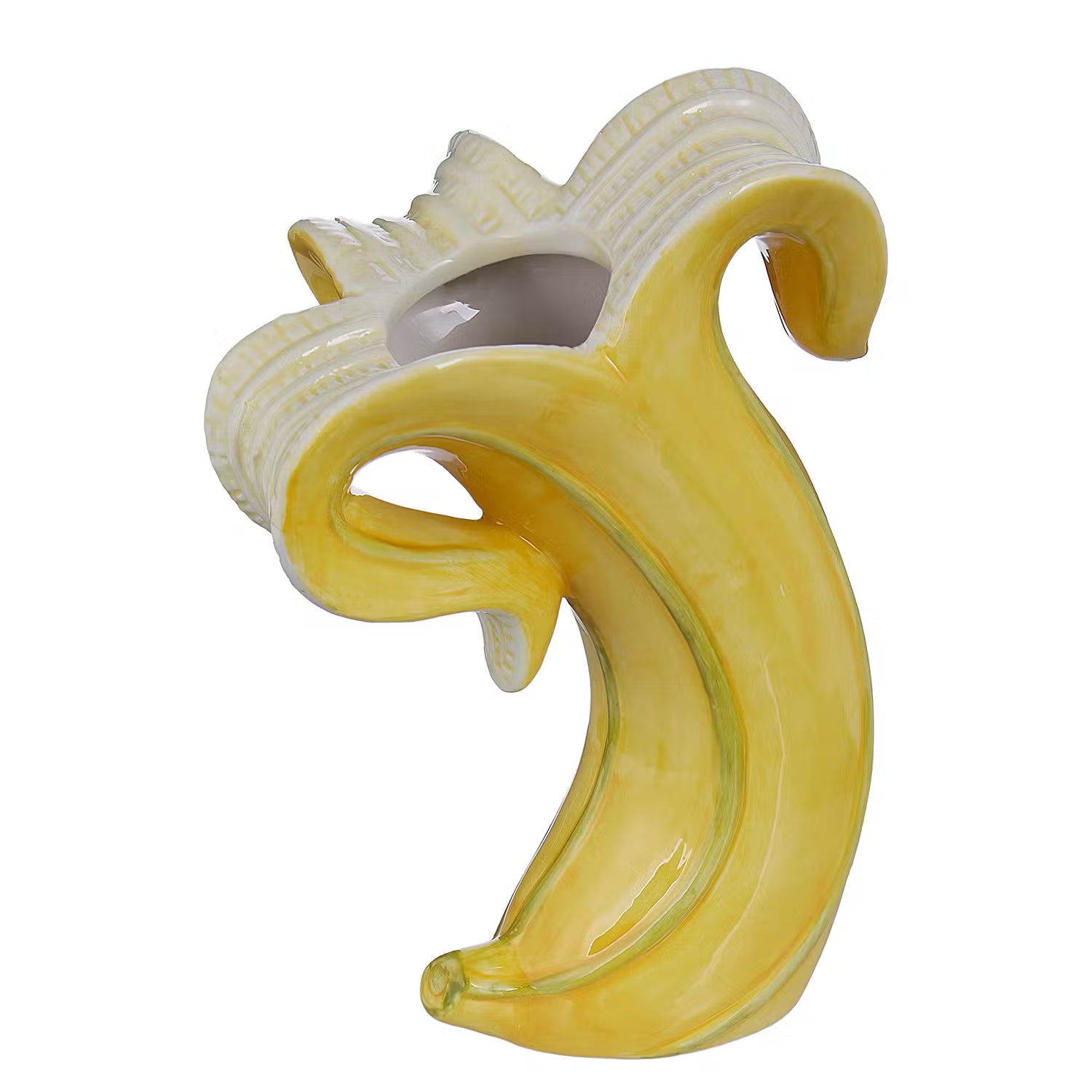 BANANA Vase 4er-Set - Dolomit - Gelb