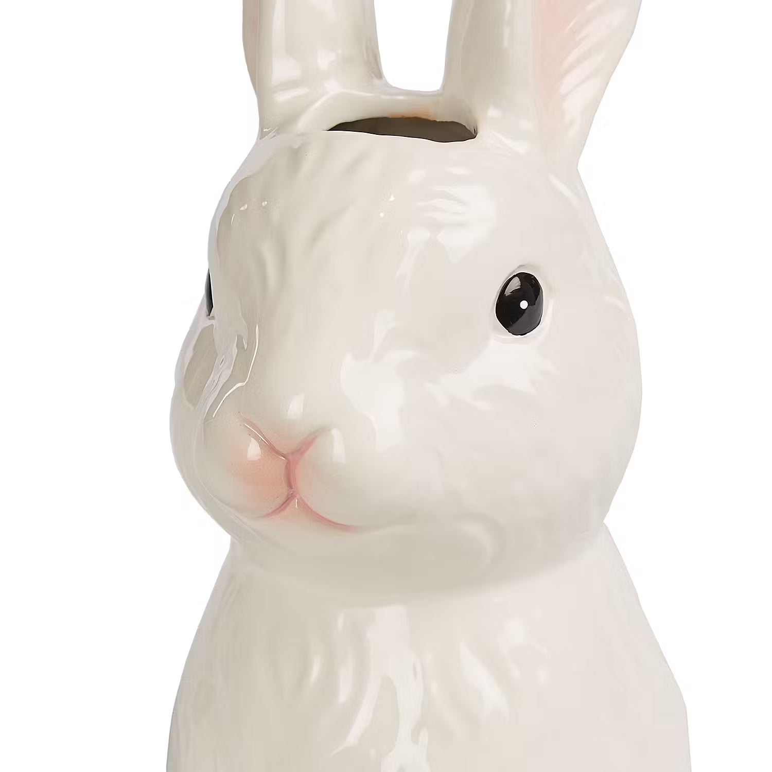 EASTER Vase Hase 4er-Set - Dolomit - Weiß