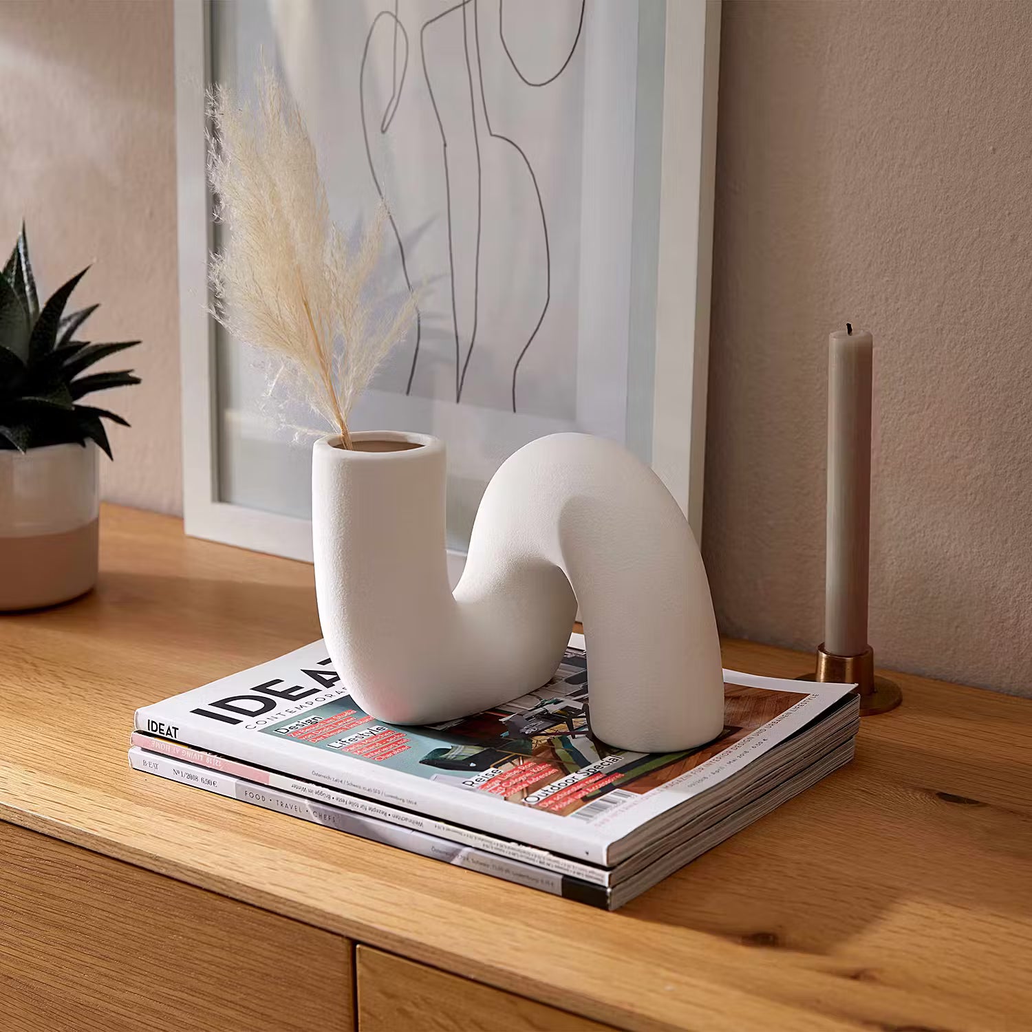 Vase PIPE 2er-Set