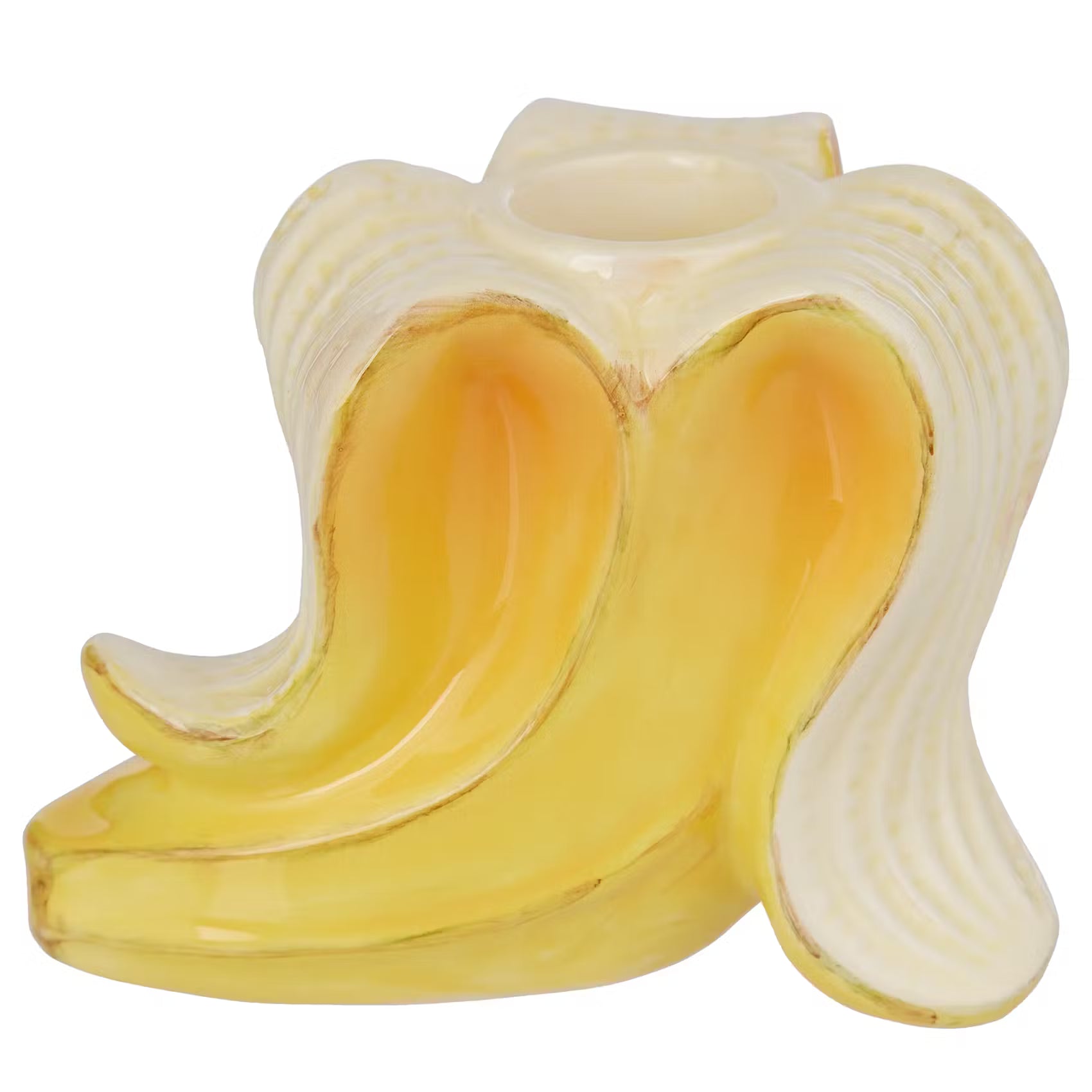 BANANA Kerzenhalter - Dolomit - Gelb