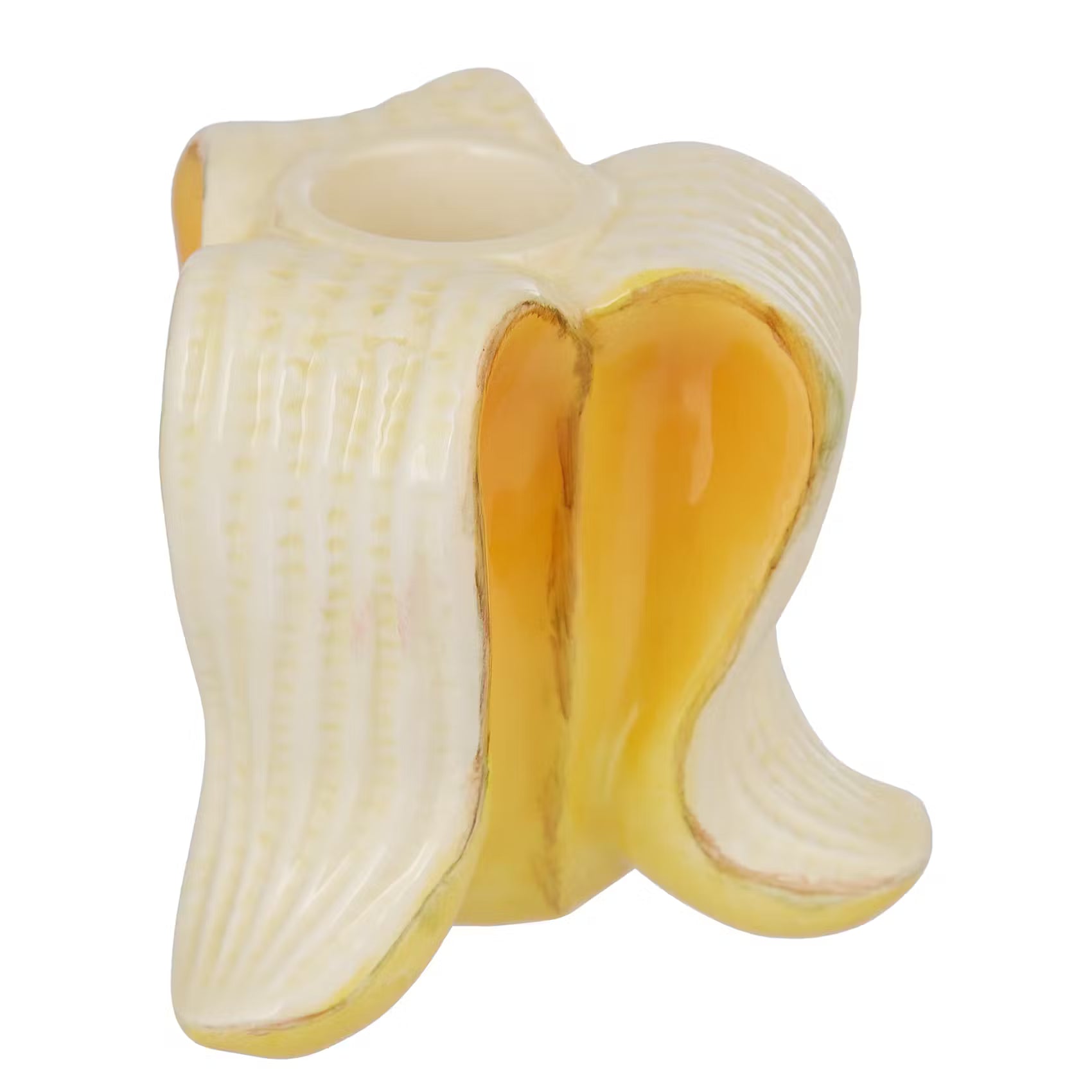 BANANA Kerzenhalter - Dolomit - Gelb