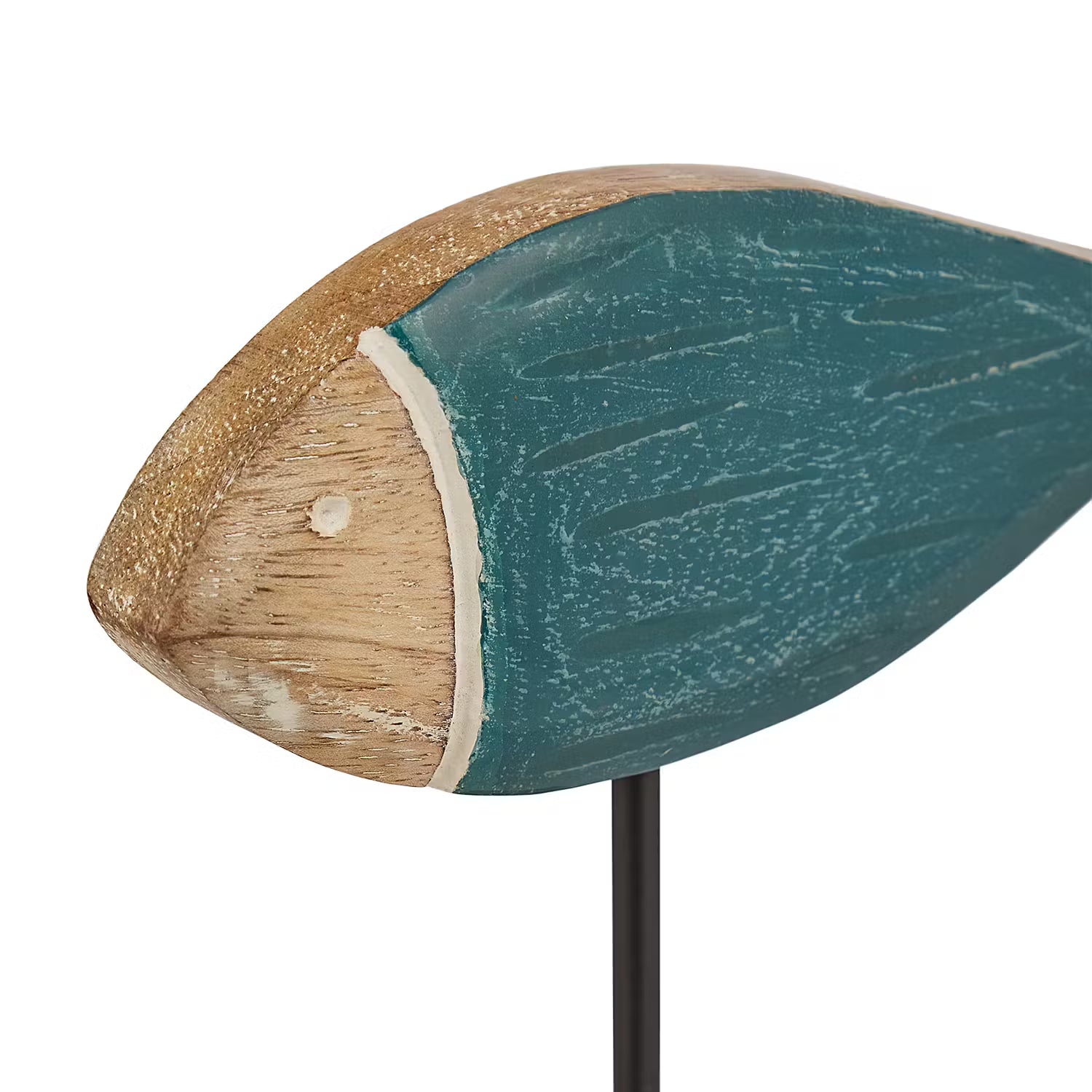 SEASIDE Deko-Fisch 6er-Set - Mangoholz - Türkis