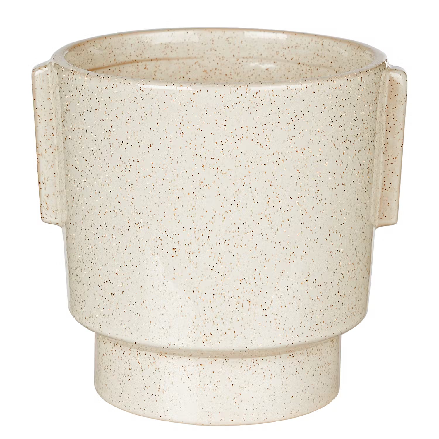 FAWN Blumenübertopf 4er-Set - Steingut - Beige