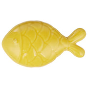 SEASIDE Deko-Fisch 12er-Set - Gelb - 10 x 3 x 6 cm