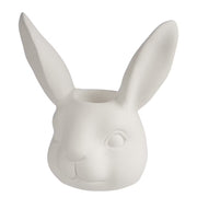 EASTER Kerzenhalter Hase 6er-Set - Weiß - 11 x 12 x 7 cm