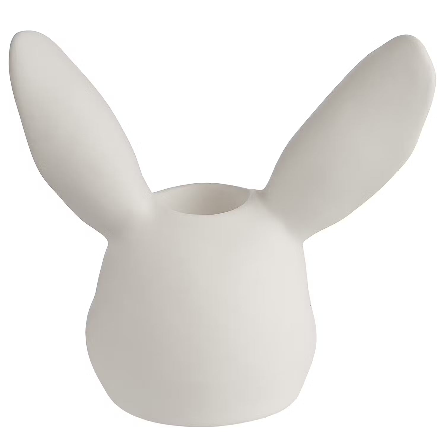EASTER Kerzenhalter Hase 6er-Set - Weiß - 11 x 12 x 7 cm