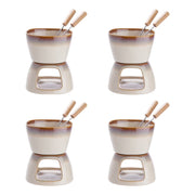 AU CHOCOLAT Mini-Fondue 4er-Set