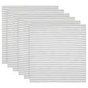 ATELIER Serviette 6er-Set - Leinen / Baumwolle - Creme