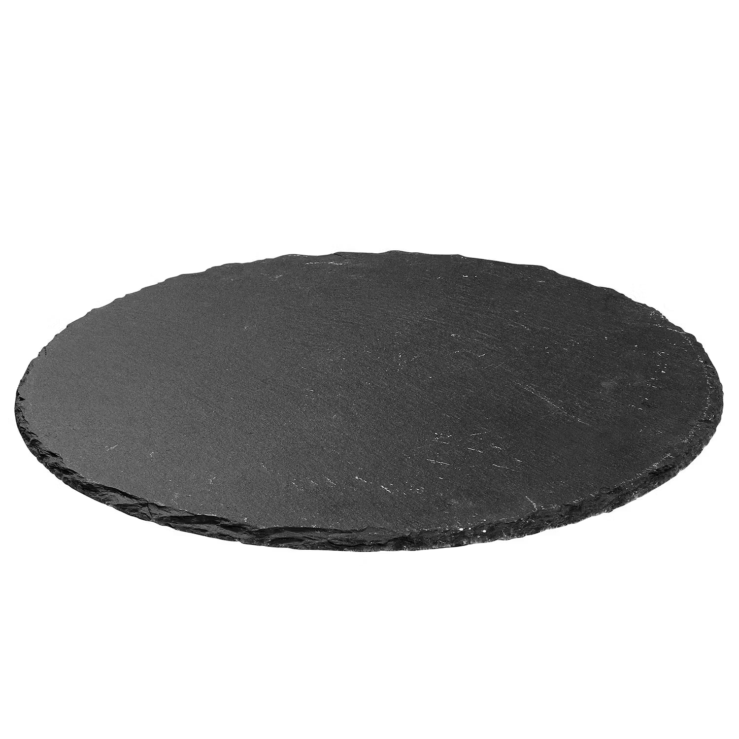 PLATEAU Schieferplatte 4er-Set - Schiefer - Schwarz