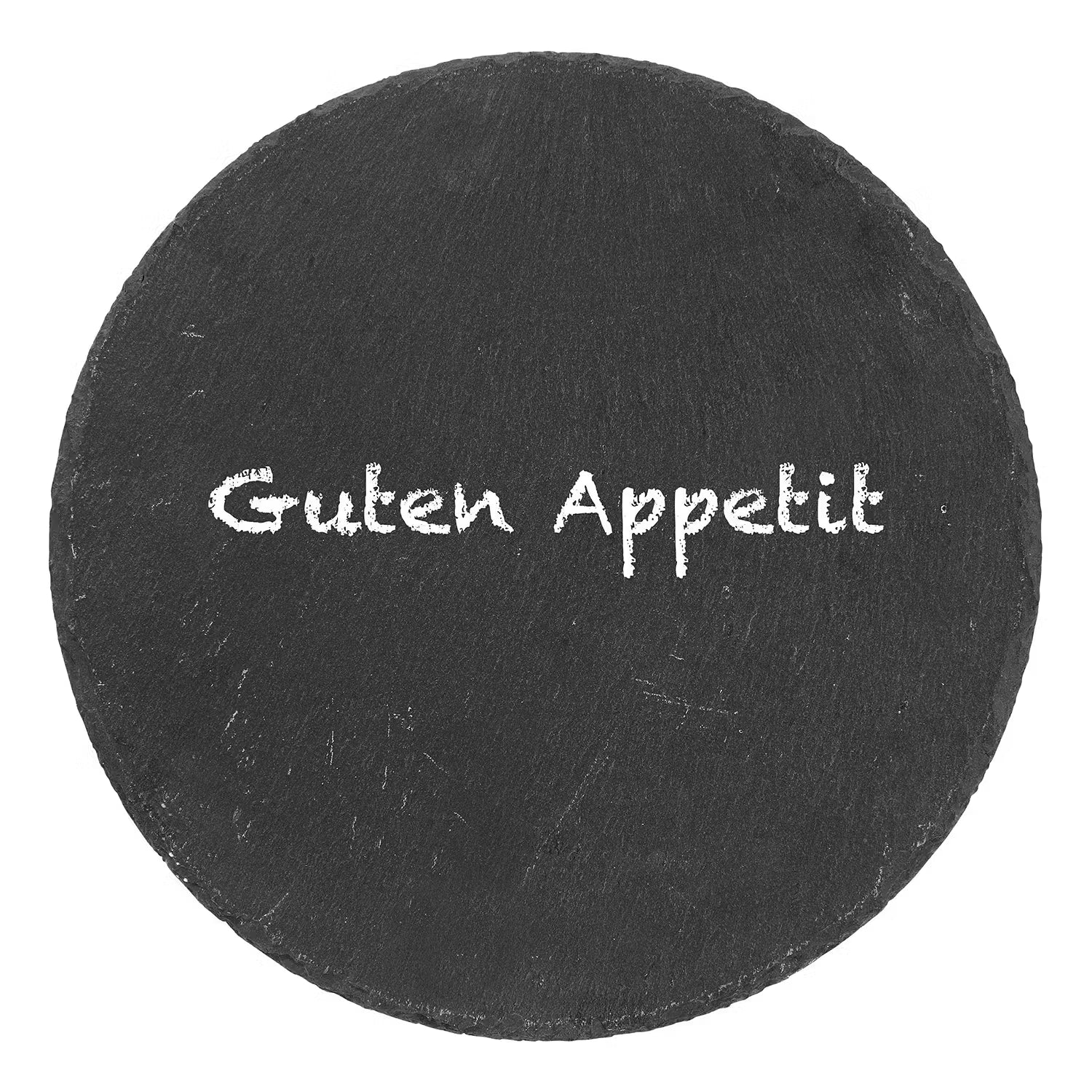 PLATEAU Schieferplatte 4er-Set - Schiefer - Schwarz