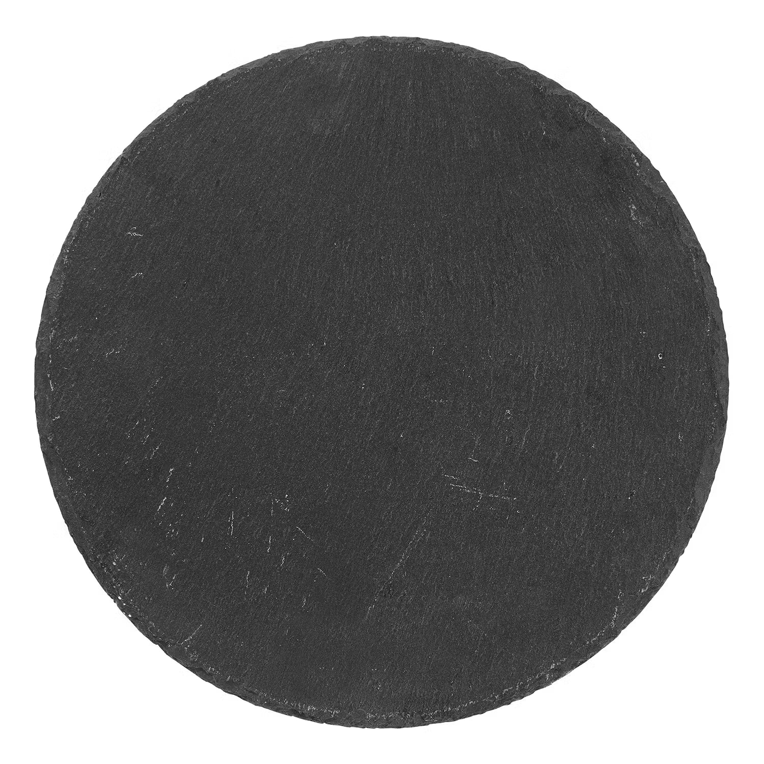 PLATEAU Schieferplatte 4er-Set - Schiefer - Schwarz