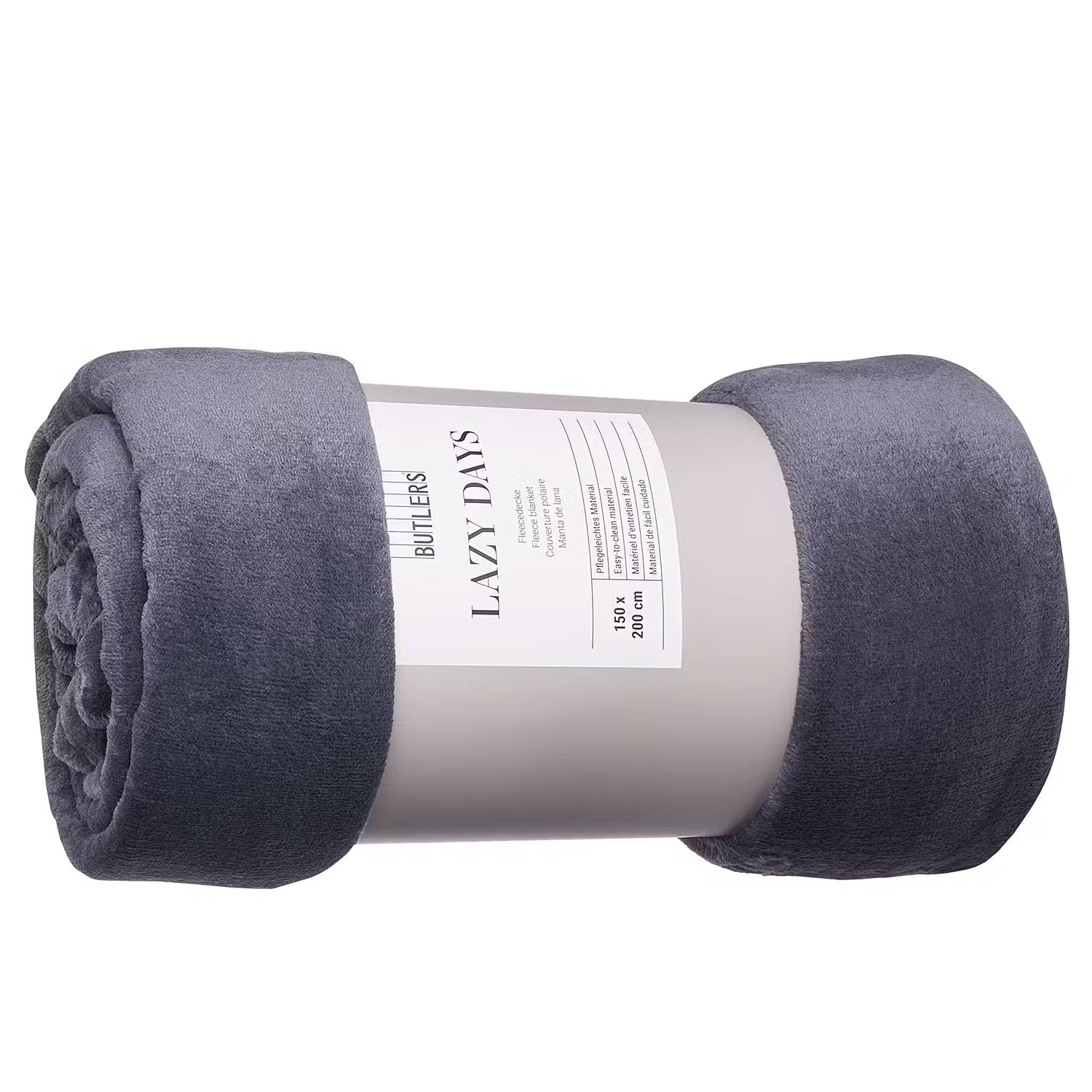 LAZY DAYS Fleecedecke 4er-Set - Polyester