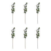 FLORISTA Kunstblume Eukalyptus 6er-Set - Polyester / Polyethylen / Draht - Grün