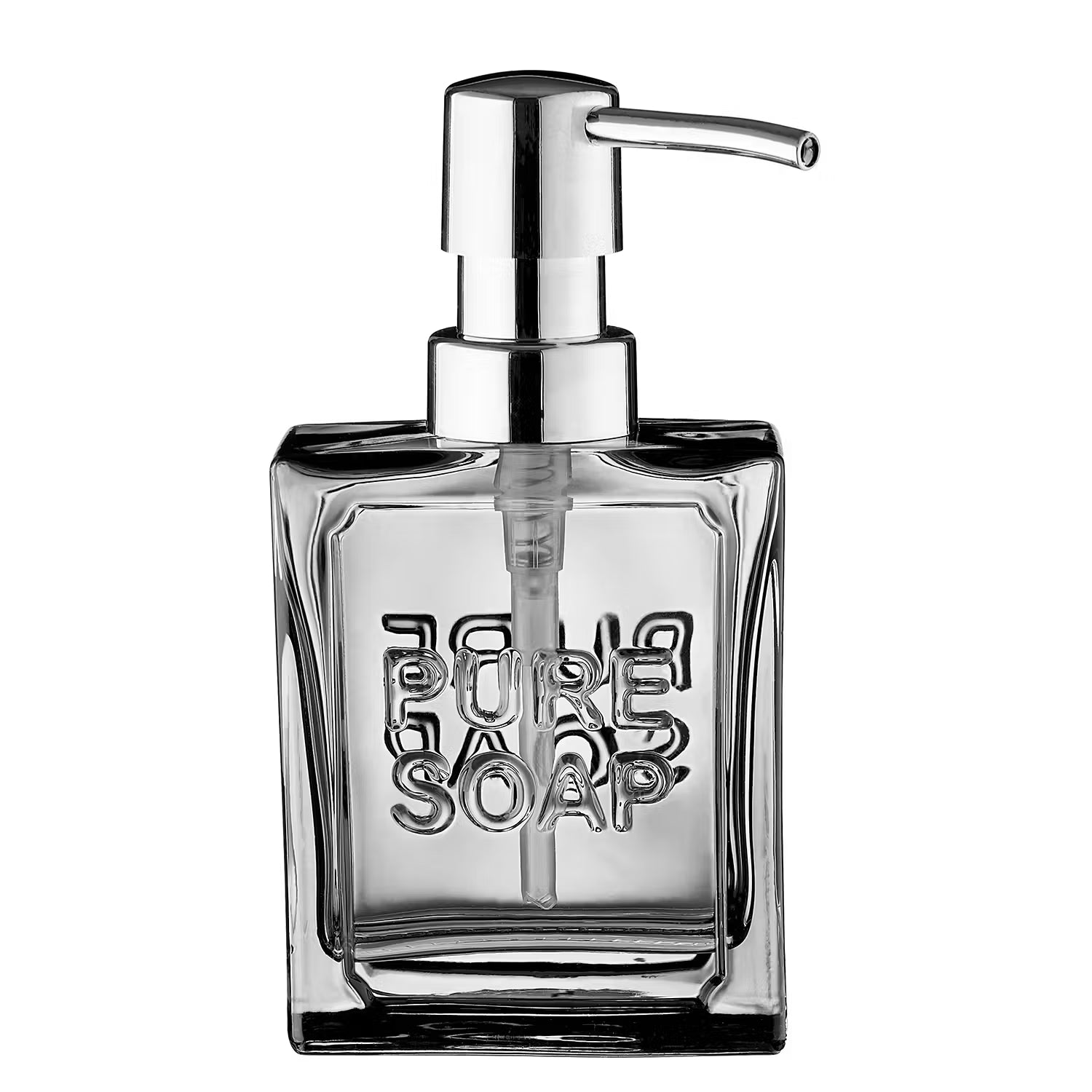 PURE SOAP Seifenspender 4er-Set - Glas