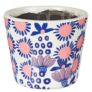 EVERGREEN Blumentopf 6er-Set - Terracotta - Blau