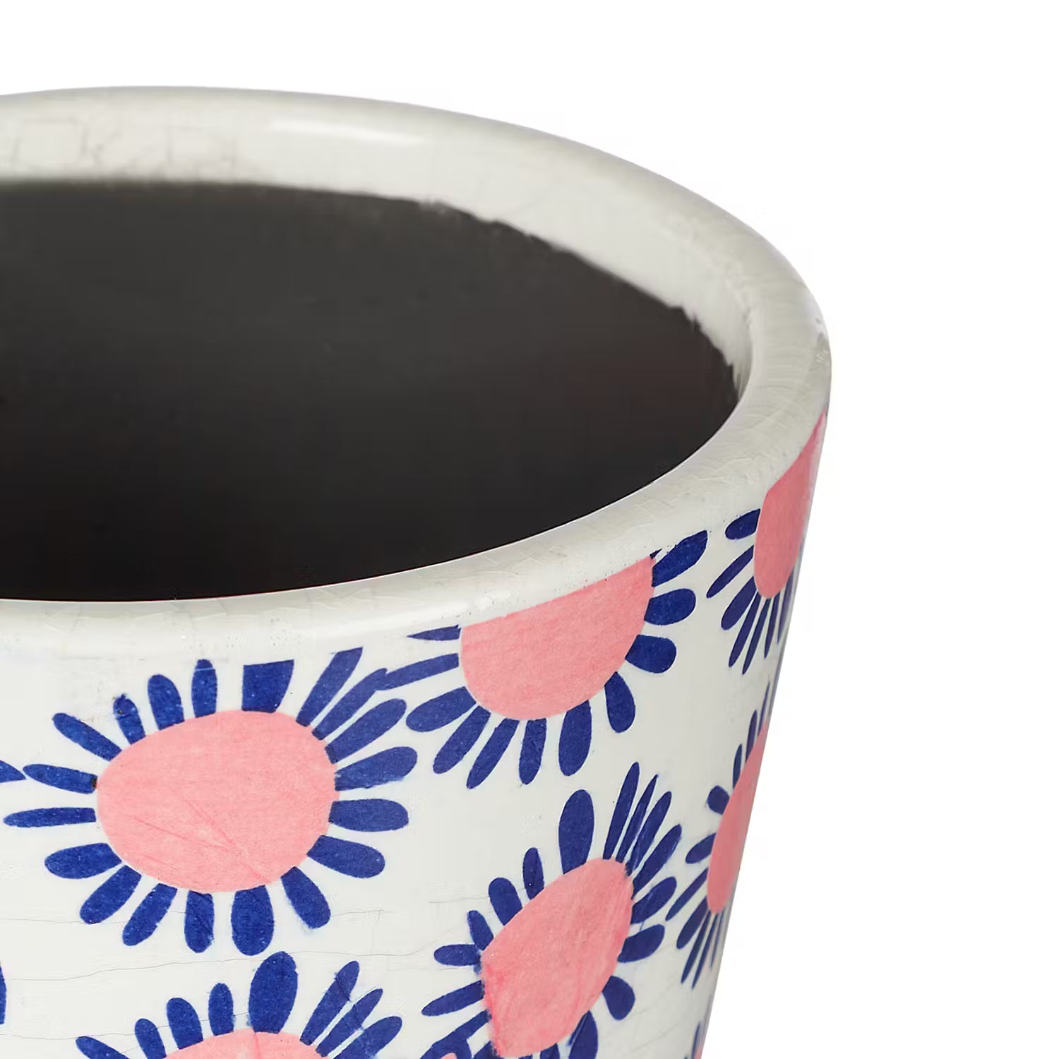 EVERGREEN Blumentopf 6er-Set - Terracotta - Blau