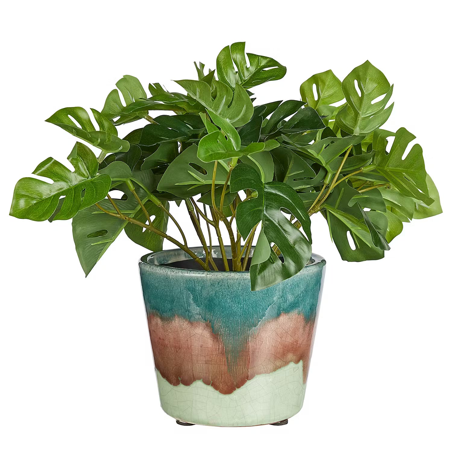 EVERGREEN Blumentopf 6er-Set - Terracotta - Grün