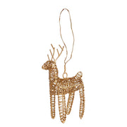 ARTS & CRAFTS Deko-Hirsch 6er-Set - Eisen - Gold